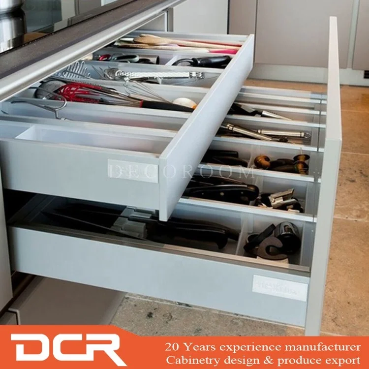 Modern style customized kitchen joinery furniture set with carcase countertop drawer door