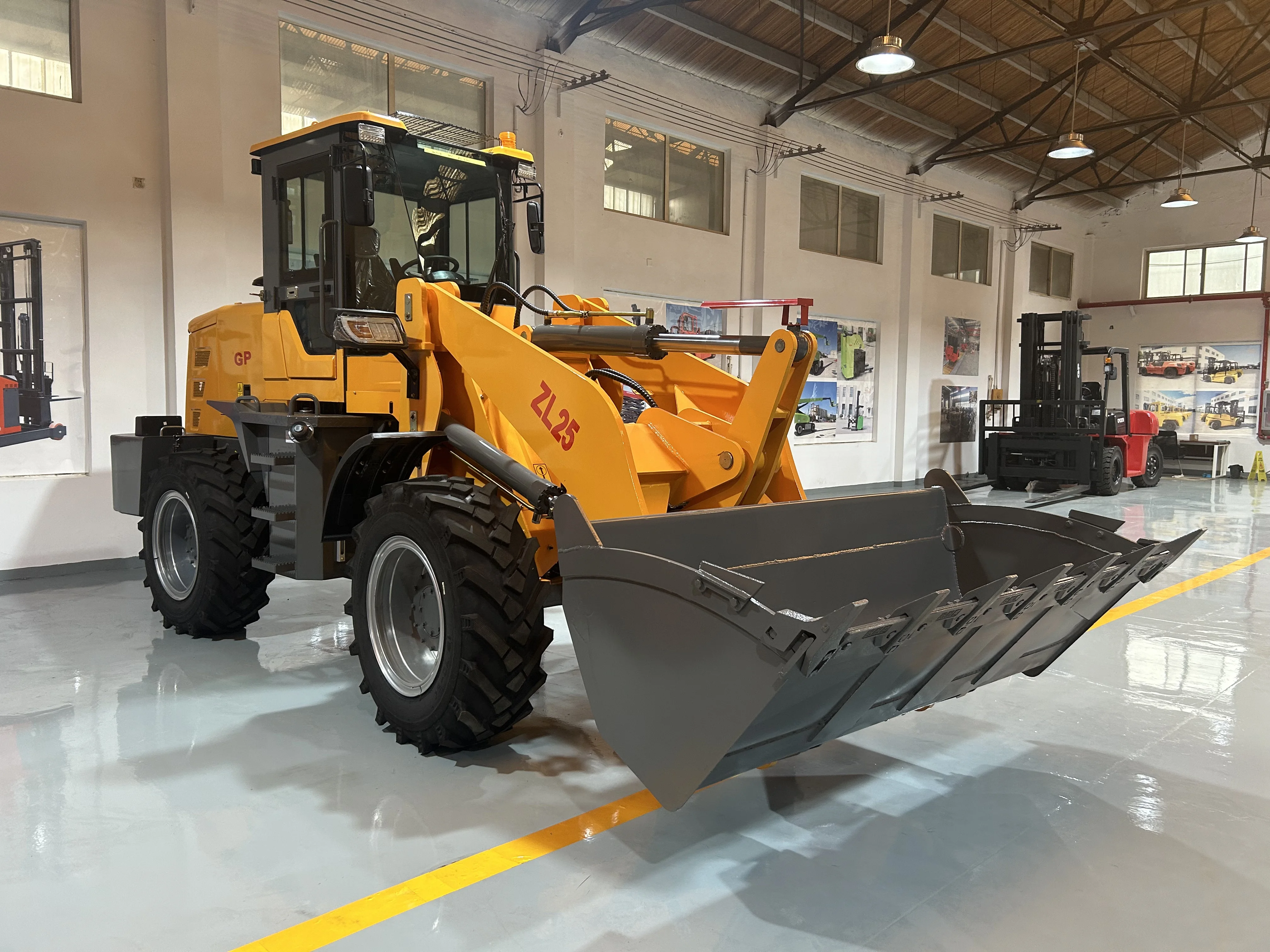Safety Professional Brand 2500kg Wheel Loader Model ZL25 Hot Sale