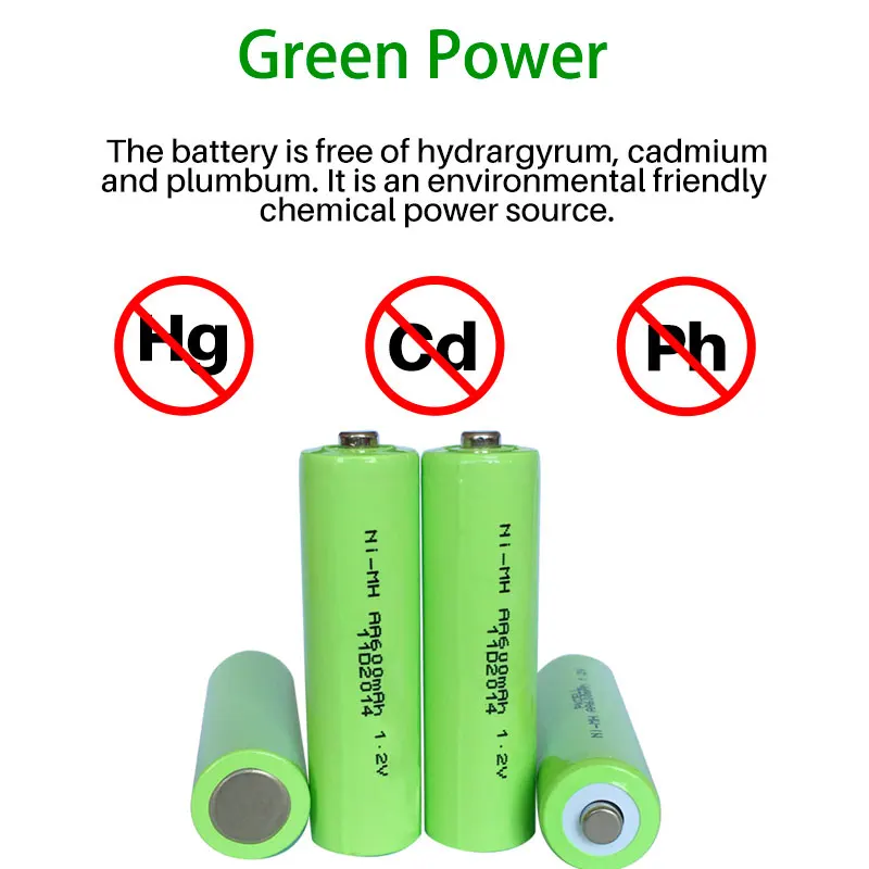 Supermarket supply AA 2600mAh 1.2V Long Life And Low Self Discharge Ni-Mh Battery Rechargeable Batteries