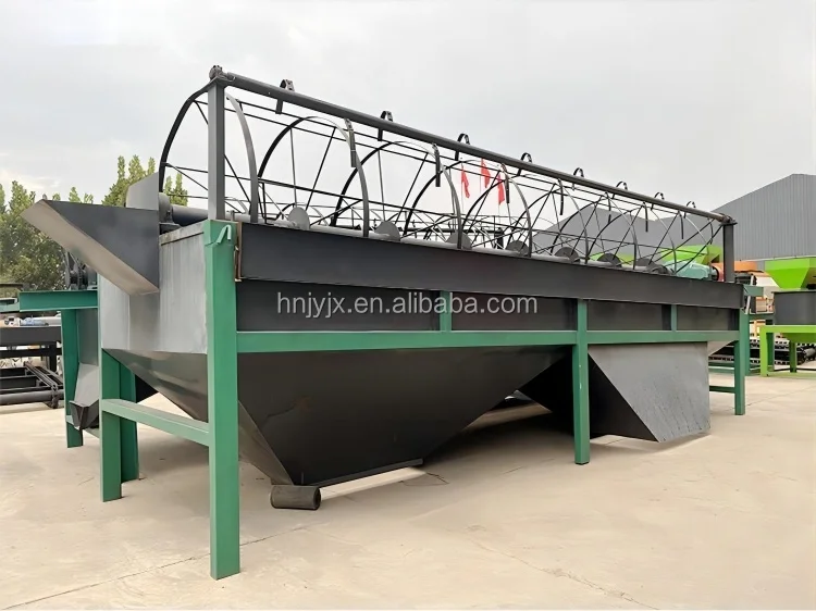 Hot Selling Rotary Screen Compost Manure Fertilizer Granules Or Powder Screening Machine For Sale