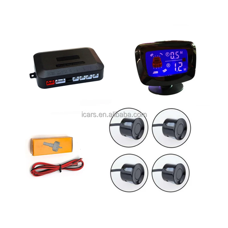 Buzzer / LED / LCD   4 6 8 Rear Reverse Car Sensor Auto Parking Radar Sensor Kit Sensor De Reversa Para Autos