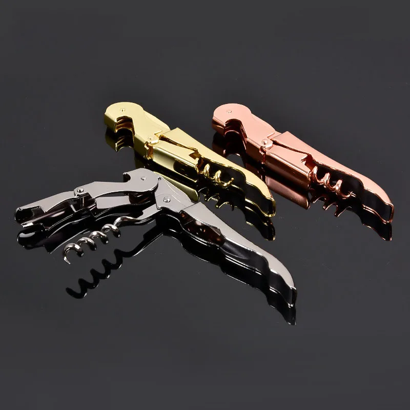 Stainless Steel Electroplating  Wine Corkscrew Beer Bottle Opener