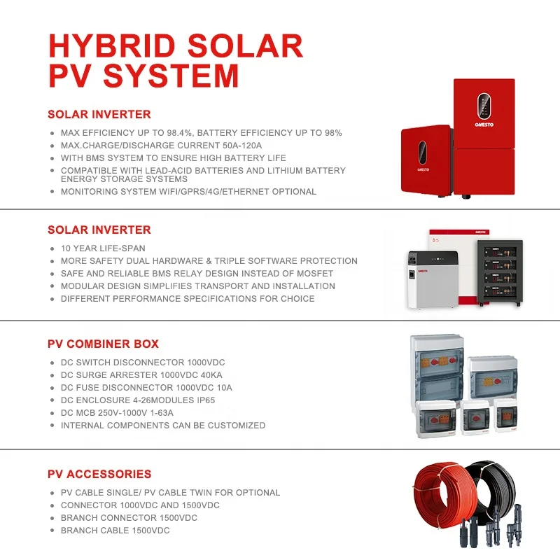 Onesto PV Solar Energy System 8kw 10kw Hybrid Solar Power System 2 MPPT hybrid inverter LiFePO4 Battery for pv system