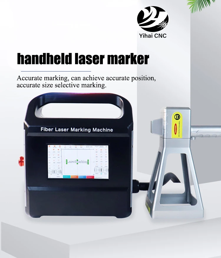 Portable Engraving Printing Marking Machine for glass wood plastic  Automotive Mini hand held laser date and bar code printer