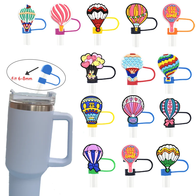 Wholesale Usa Warehouse 8mm Hawaii Straw Topper Charms Food Straw Topper Prime Cloud Straw Toppers For Tumblers