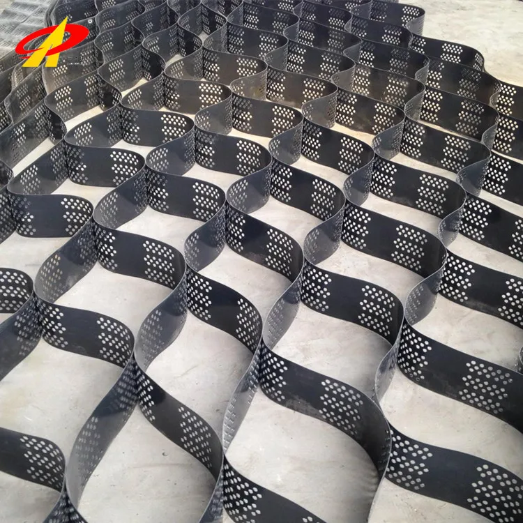 HDPE Geocell пластиковая гравийная сетка для стабилизации почвы