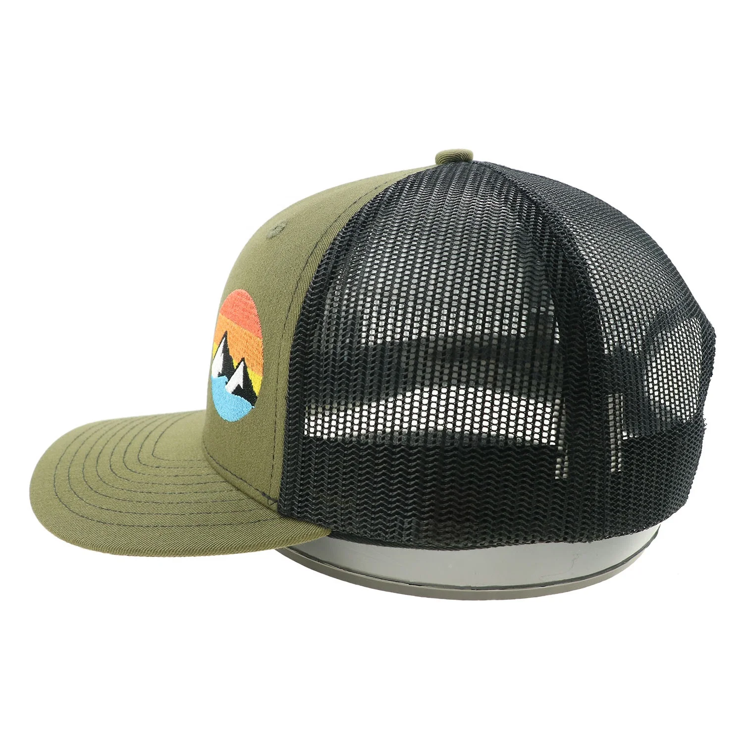 Wholesale High Quality 6 Panel Baseball Cap Custom Gorras Embroidery Mesh Trucker Hat Cap