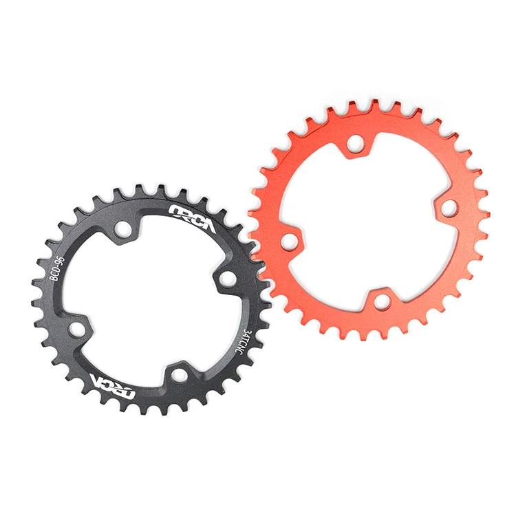 Mountain bike chainrings narrow wide 96bcd aluminum alloy  AL7075 chainrings bicycle parts 34T