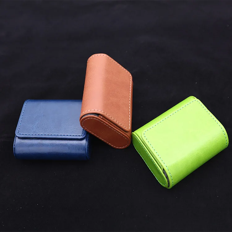 Кожаный чехол для наушников с логотипом