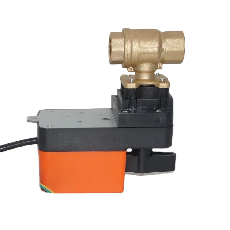 Winner Winvall Fan Coil Unit Electric 2 Way Valves 220VAC On/off Flow Control Motorized Mini Modulating Brass Ball Valve