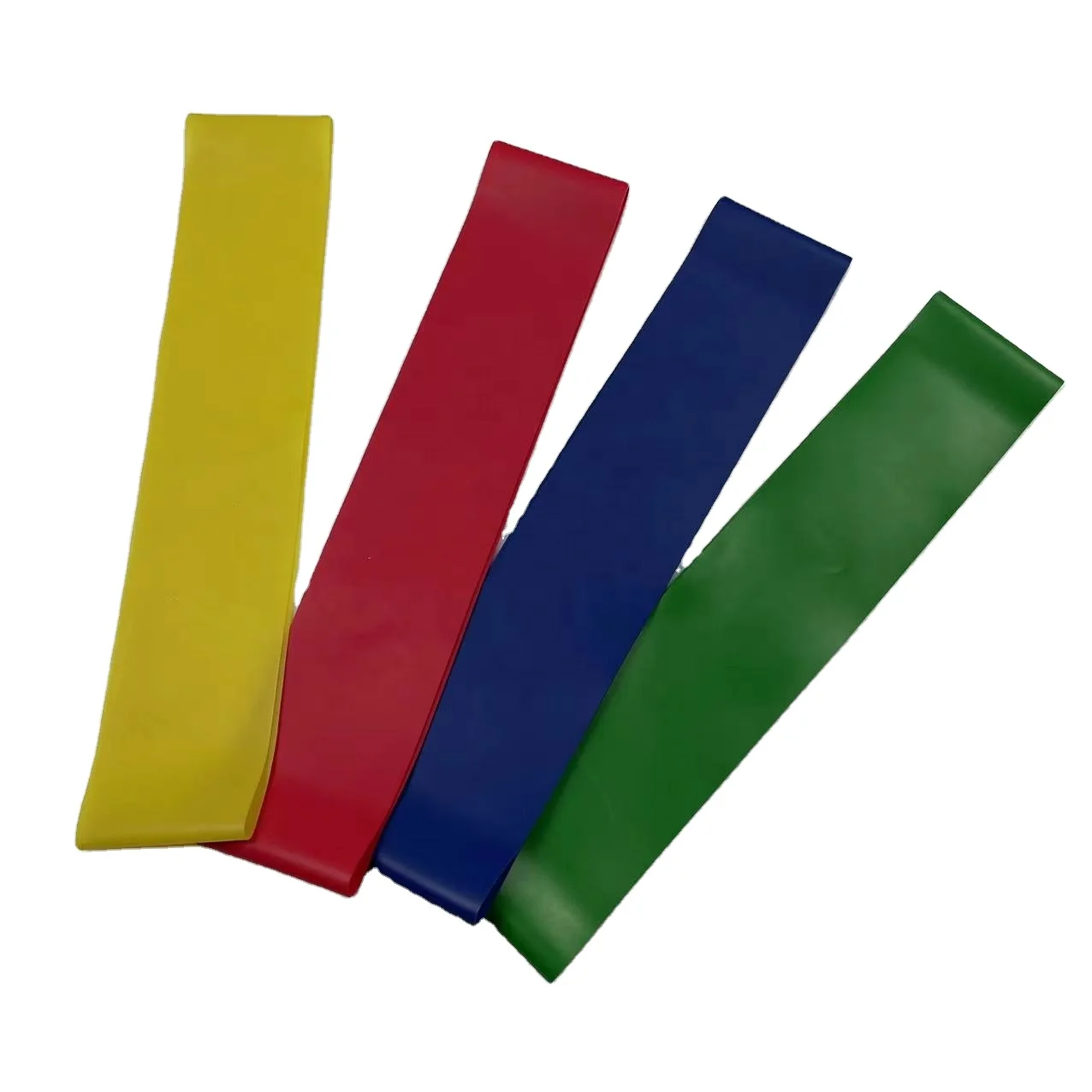 Custom Latex Yoga TPE Resistance Band Set Latex Stretch Exercise Roll Band