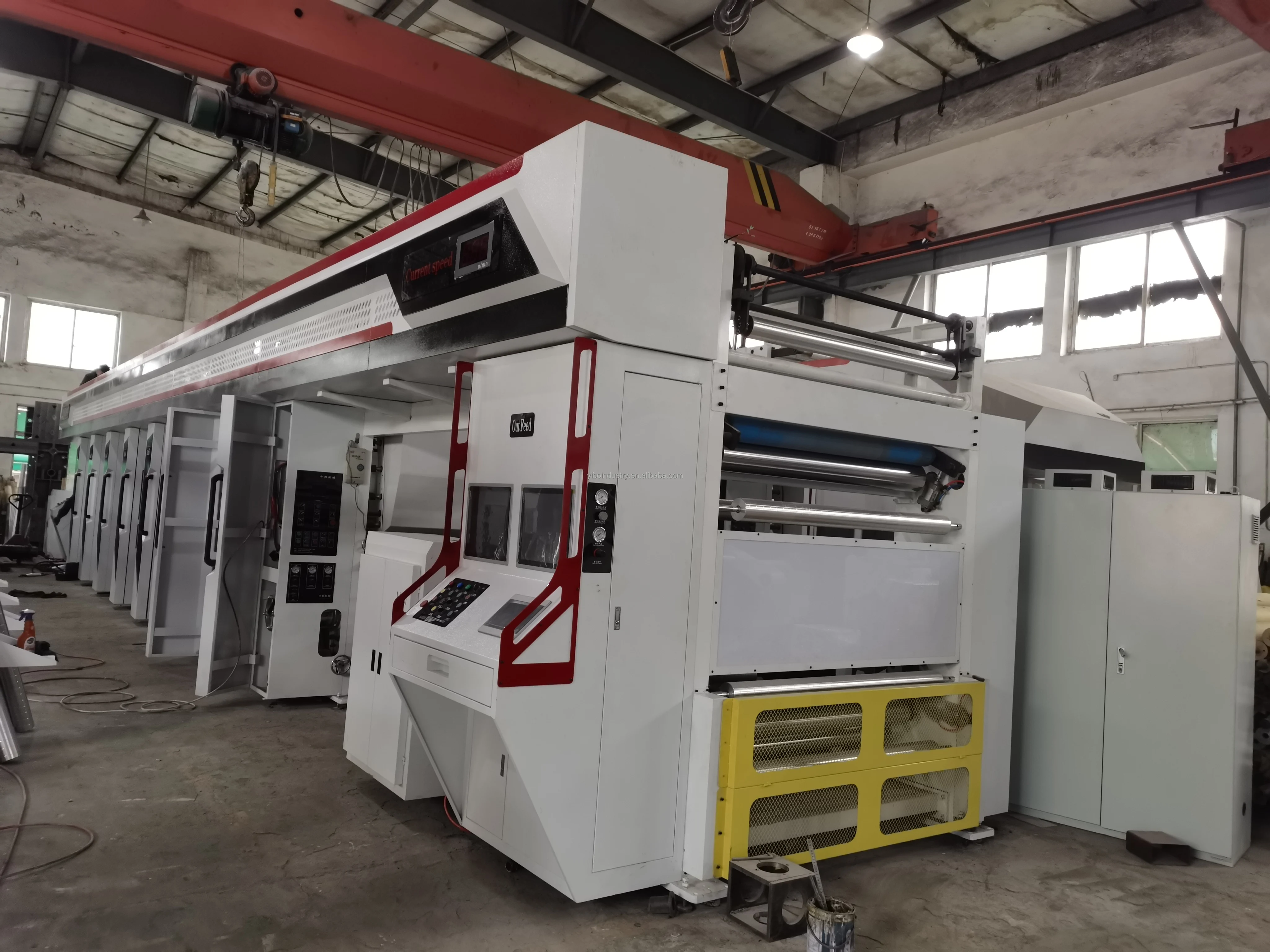 Opp plastic film rolls/Ice cream label/food bag Gravure Printing Machine/Rotogravure Press/Roto Printer