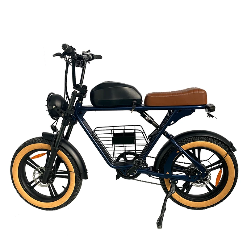 Big Seat 1000w 48v Fast Speed Full Suspension Mtb Ebike Electric Fat Tire Bike