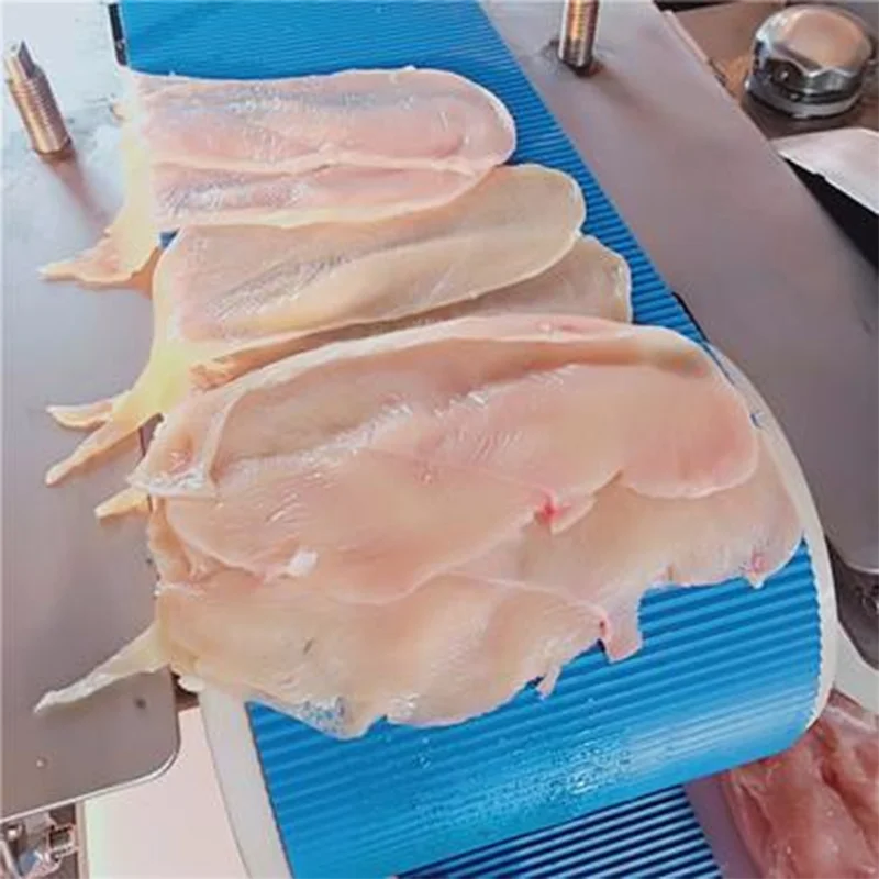Automatic fresh meat horizontal cutter slicing chicken part cutting machine meat Intelligent slicer commercial best