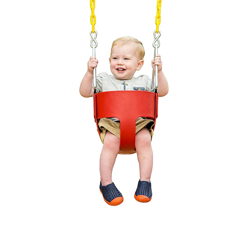 Factory Direct Sale High Quality Durable Indoor Hanging Outdoor Chain Baby Chain Bucket Swing