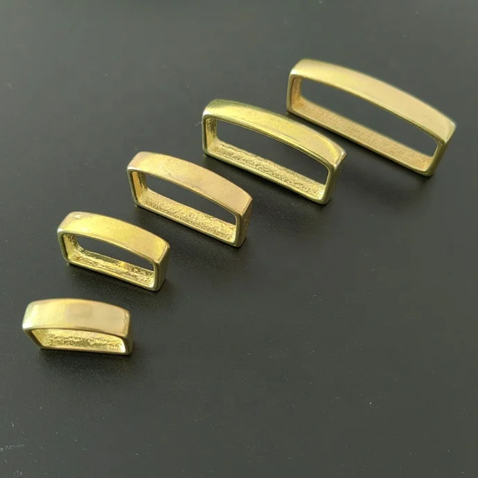 Solid Brass Belt Loop Keeper 13mm 16mm 20mm 26mm 32mm 38mm