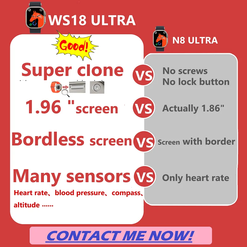 Super clone 49mm n8 ultra n8ultra smart watch manufacture 45mm N series 8 ultra wearfitpro n8 ultra smartwatch