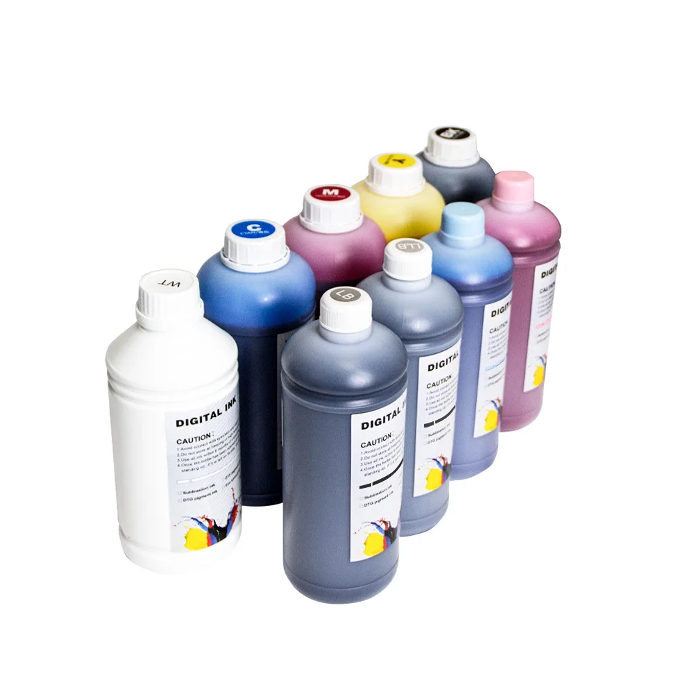 1000mlBest Textile Fabric Printingink  ink reactive ink Digital Cotton Textile Fabric Cloth pigment ink for dtf