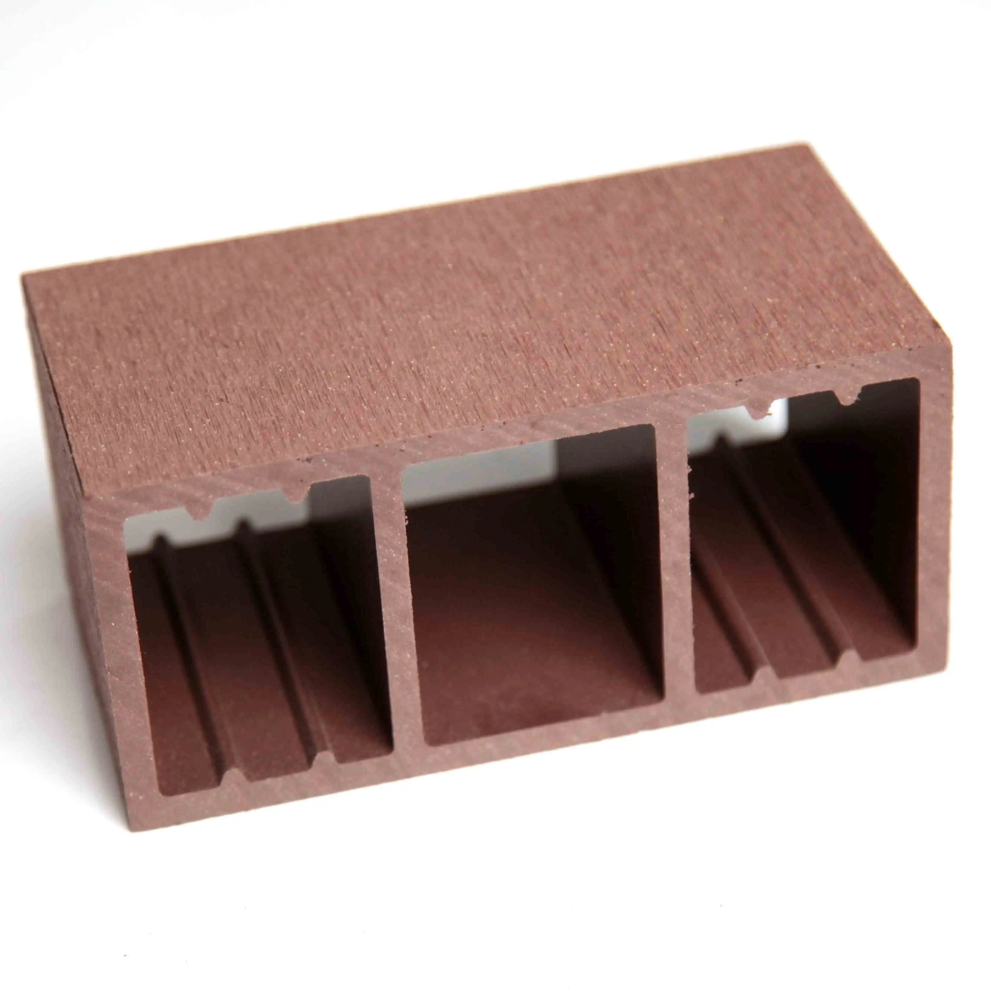 3d WPC Timber Tubes factory price wpc wood composite Timber Tubes