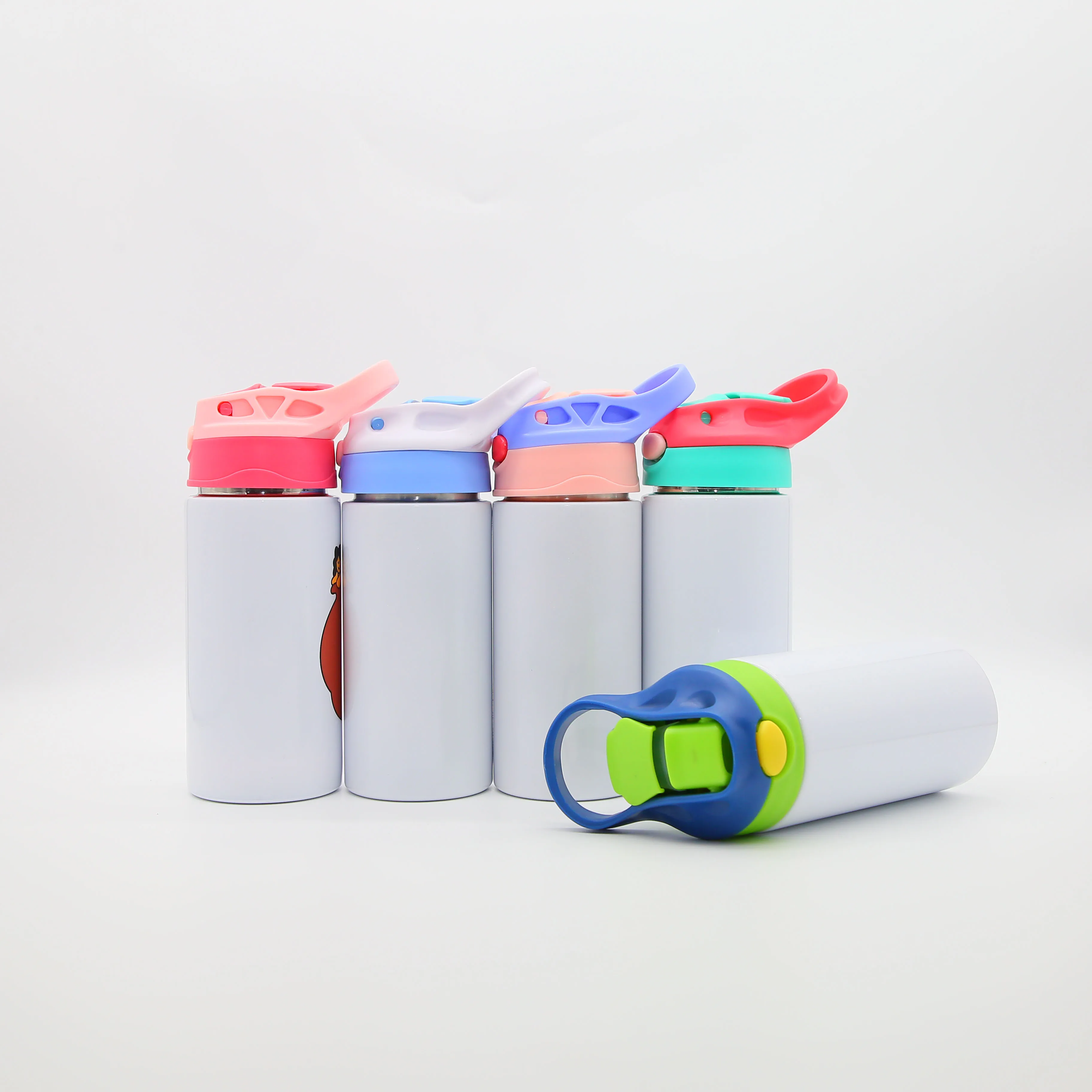 US warehouse Kid Cups 12Oz 350ml Sublimation Stainless Steel Double Wall Insulation Straight Water Mug Blank Kids Tumbler