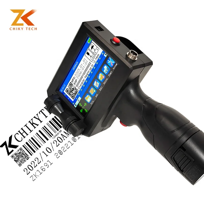 High Speed Tij Barcode Plastic Bags Thermal Intelligent Handheld Inkjet Printer