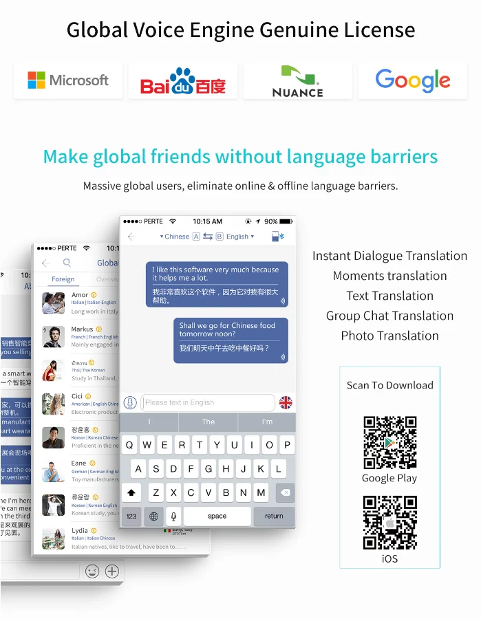 
Smart Translation Machine Magic Chinese English Interpreter OEM Real Time 