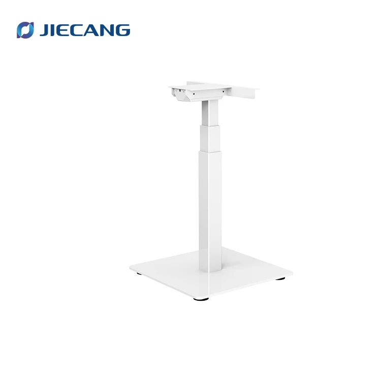 JIECANG White Frame Adjustable Table Leg Electric Height Adjustable Coffee Table