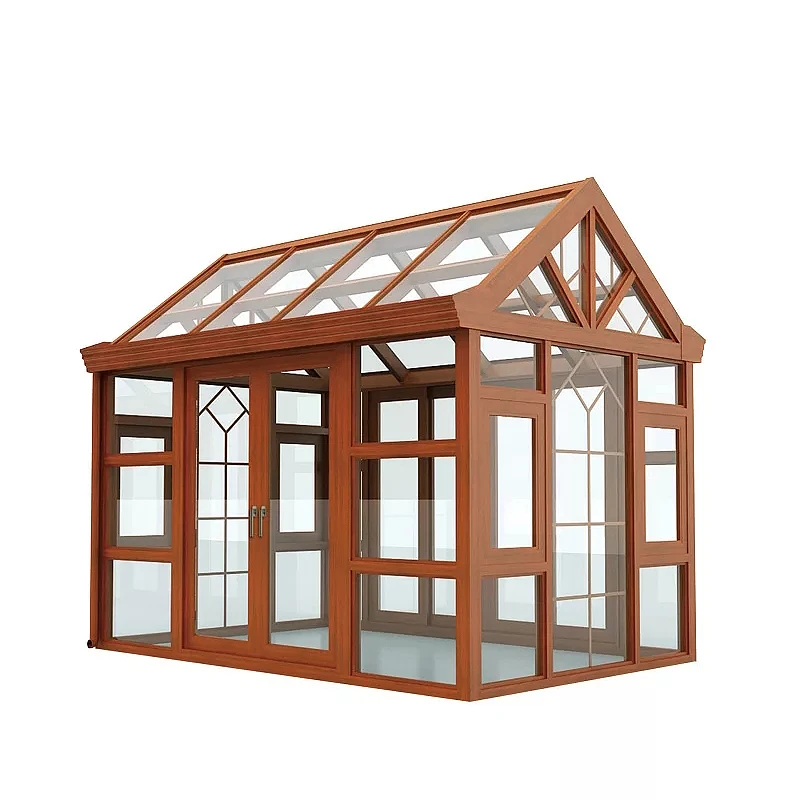 3.0 mm aluminum thickness sunroom transparent aluminum alloy outdoor sunhouse European sun room