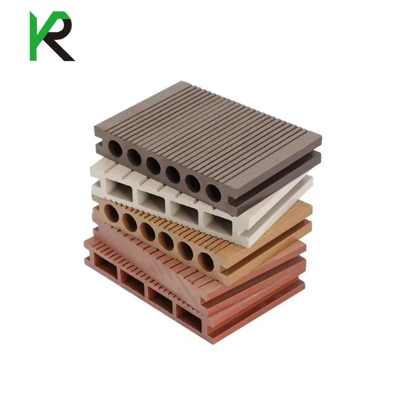 High Quality exterior wood grain wpc teak flooring board is outdoor 3D embossed black and red wood plastic composite decking