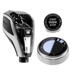 Автозапчасти, прозрачная ручка переключения передач для BMW X5 Series G05 E70 F15 2004-2021, автомобильные аксессуары для интерьера