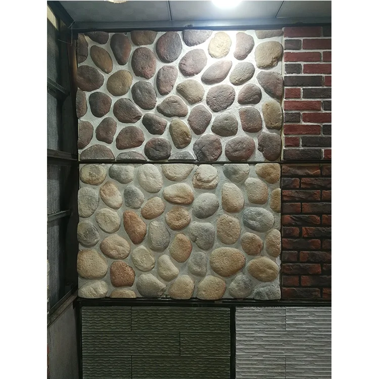 Factory Direct Selling Artificial Pebble Stones High Quality Artificial Stones For Exterior Wall House
