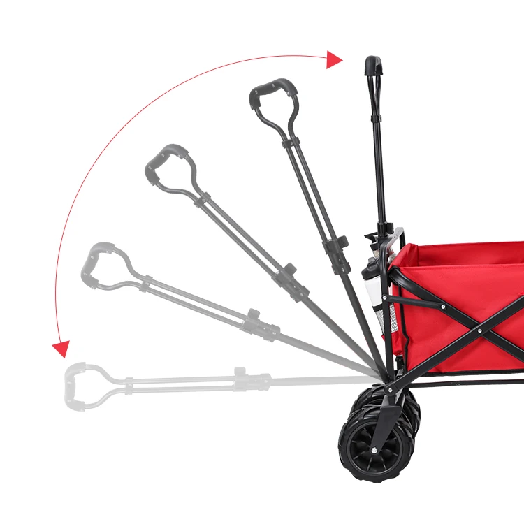 2024 Everich Portable Folding Wagon Cart: Versatile Wagon for Beach and Garden Use