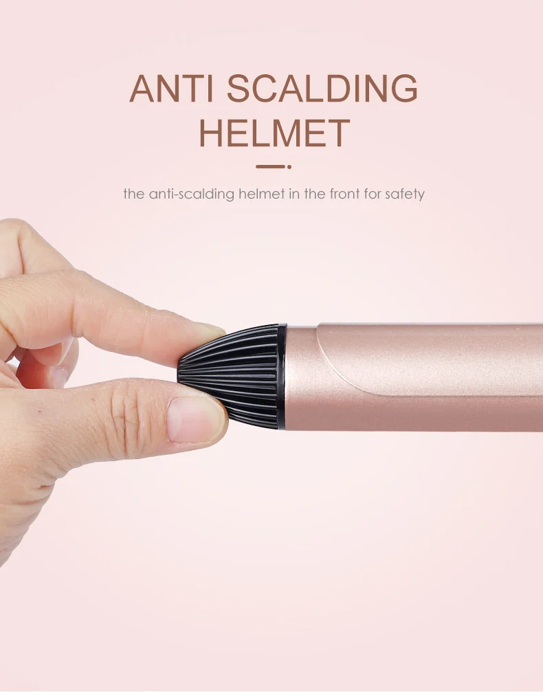 New Technology Double PTC Fast Heat Up LCD Curling hair iron Tong 10mm 25mm 32mm Hair Curler With ceramic Clip curler