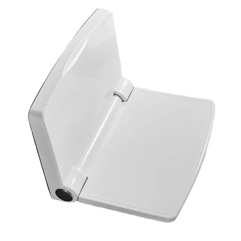 White Modern Wholesales Waterproof Bath Seat Wall Mounted Bathroom Folding Shower Seat For Disabled Elderly
