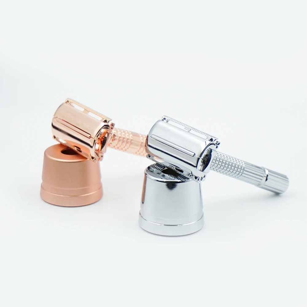 Hot Sale butterfly Open Razor classic double edge Zinc alloy safety razor ecofriendly for Men