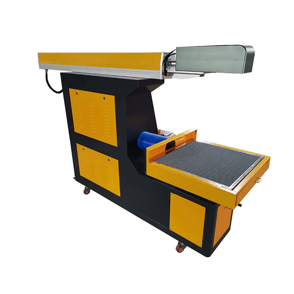 CN laser factory  Distributor wanted plastic/ cloth/ jeans /cable co2 laser marking machine price 3d 600*600mm