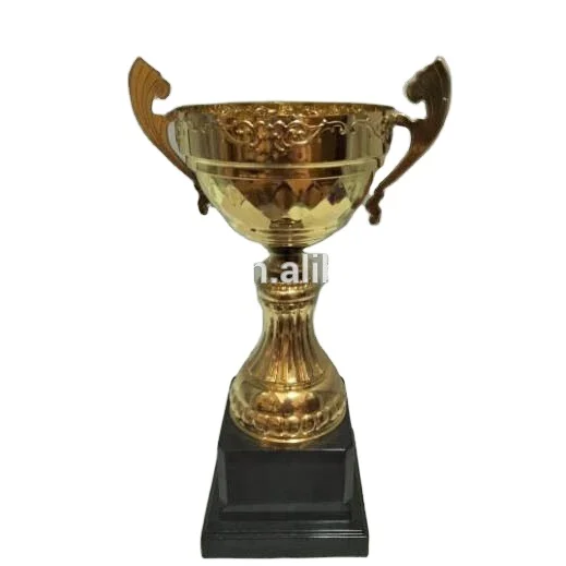 sports soccer cup award big  medals and trophies