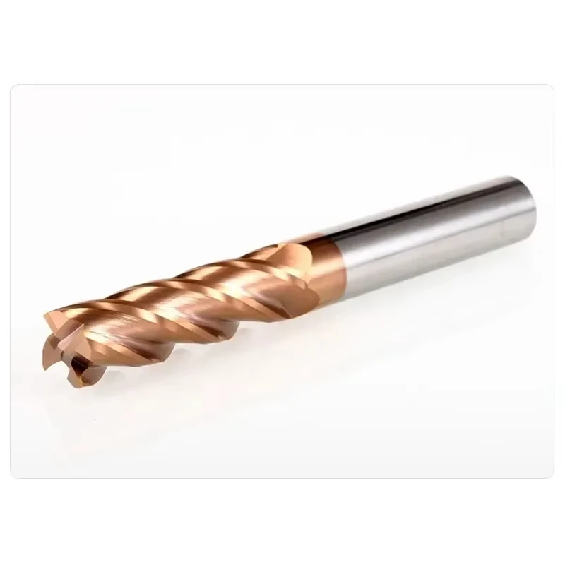 HRC55 Carbide End Mill 4Flutes Milling Cutter Alloy Coating Tungsten Steel Cutting Tool 1 2 4 5 6 8 10 12mm CNC machine Endmills