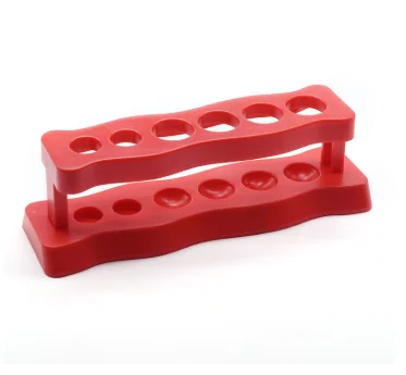 New Lab School Supplies Plastic Test Tube Rack 6 Holes Holder Support Burette Stand Laboratory Test tube Stand Shelf
