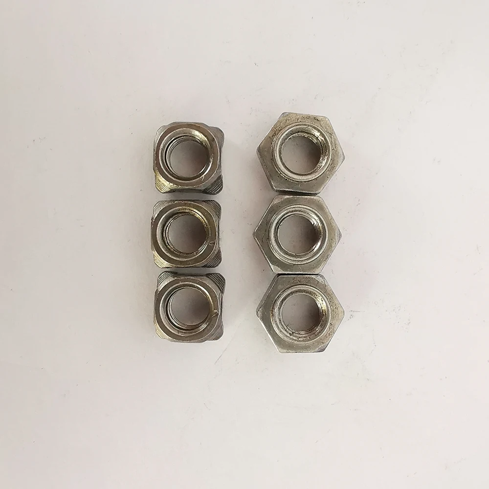 Customized Carbon Steel Hexagon Weld Nuts Square Welding Nut