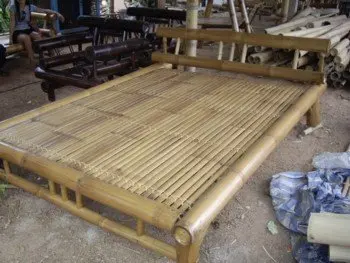 
Chinese style bamboo bed factory wholesale 