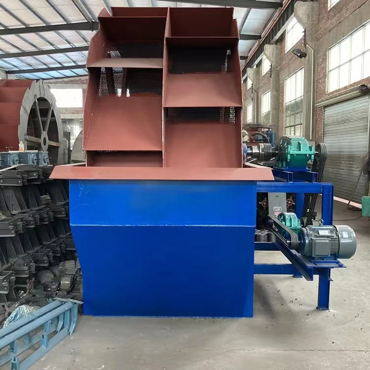River Sand Screening Equipment Mobile Cleaning Station Wheel Sand Washer Machine