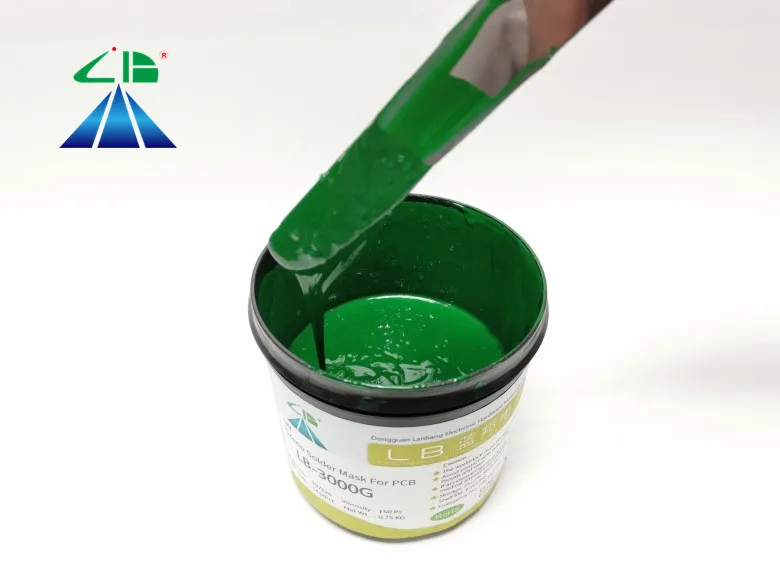 1KG Stable PCB UV Curable Green Solder Resist Ink Solder Mask