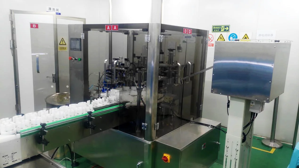 Automatic Industrial Manufacture Perfume roll on fragrance essential oil Liquid Rotary Filling Capping Packing  Line