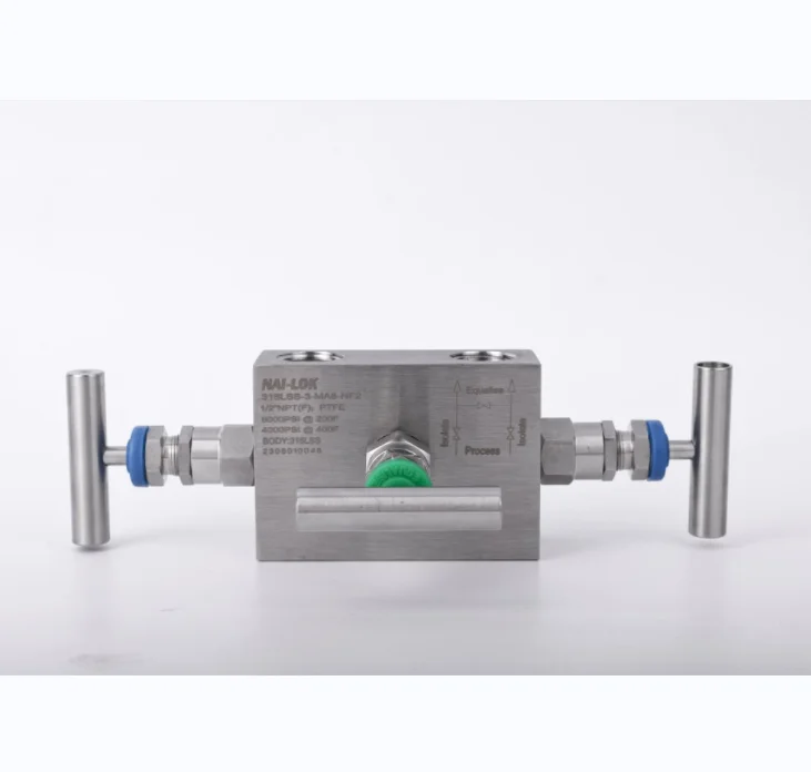 NAI-LOK Stainless Steel High Pressure 6000psi Oil Gas CNG 2 way 3 way 5 way Manifolds valves