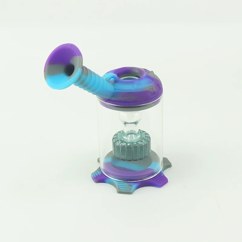 wholesale silicone weeding jar glass accessories water smoking pipes silicone smoking pipes tobacco hand water pipes