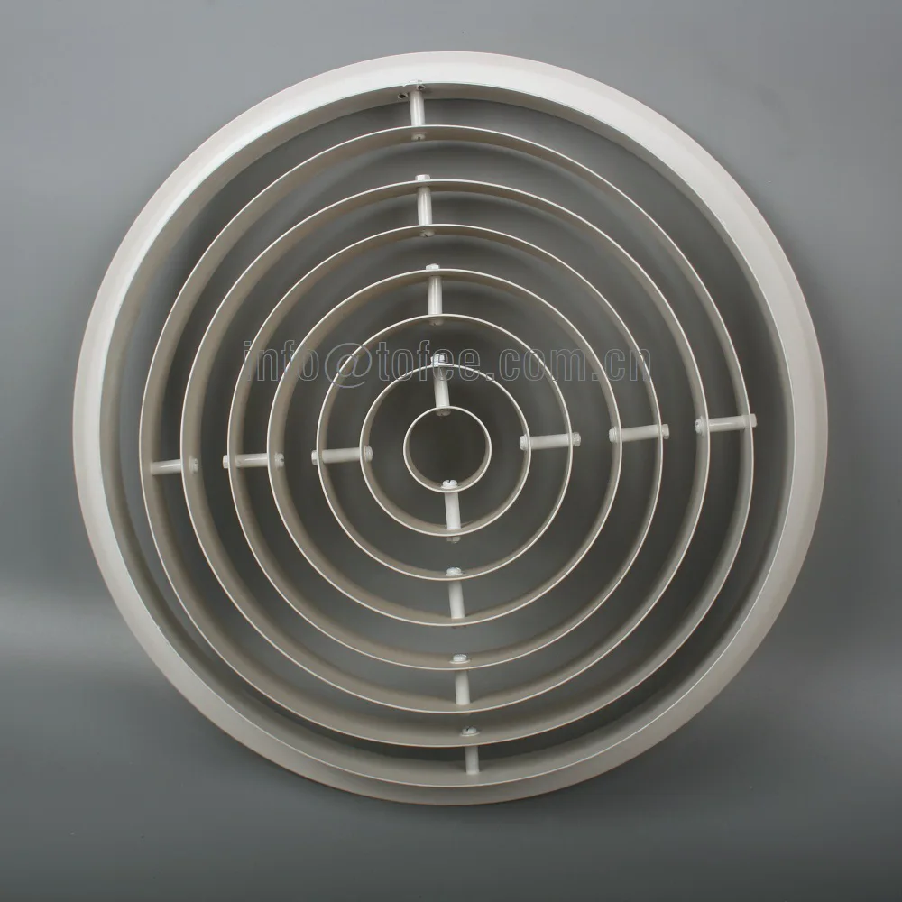 Direction Adjustable Multi Ring Air Jet Round Diffuser