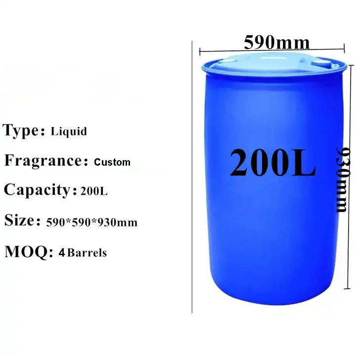 OEM Factory Price 200L barrels Cheap Bleach Liquid Household Items for thick clothes disinfect and deodorization