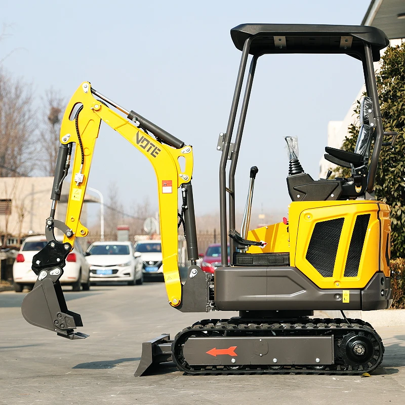 Mini Excavator 1.6 Ton EPA   Farm Agriculture Engineering New Crawler Excavators Kubota Engine small Excavator Free Shipping