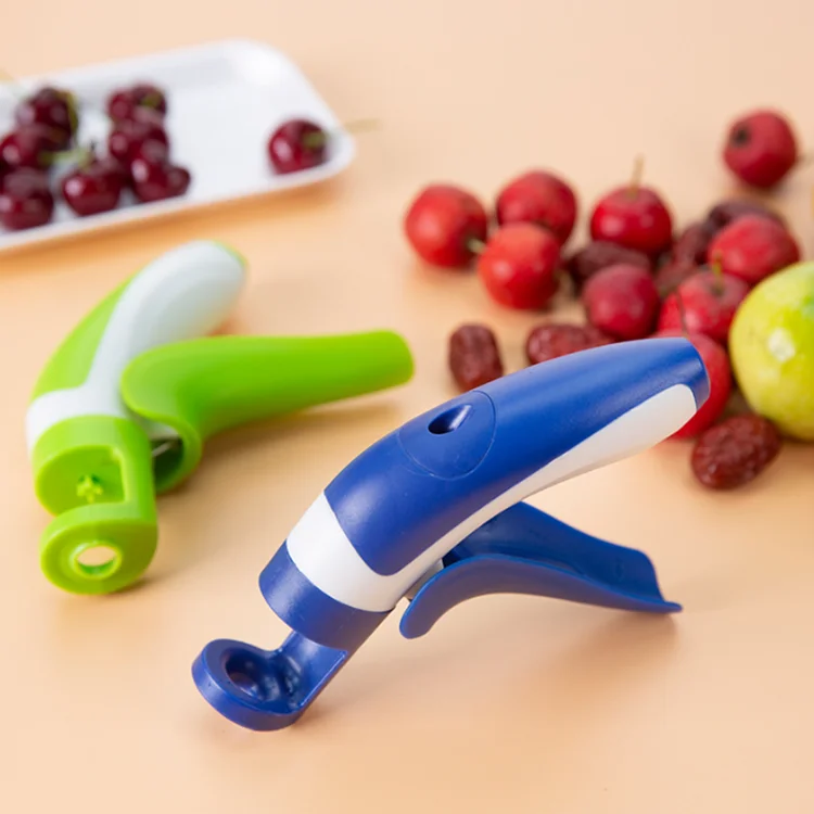 cheap promotional plastic  manual small cherry olive pits pitter stone seed remover Cherry Pitters